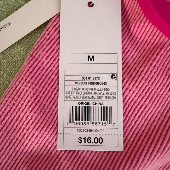 Pink Ribbed One-Piece Swimsuit - Picture 3 of 3